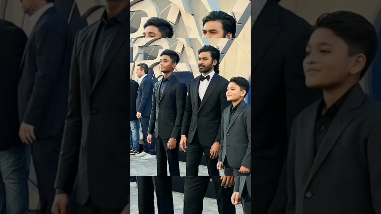 Dhanush with his family 😘⭐❤️ ExWife aishvarya &His mother and both son #dhanush #aishwarya #rajani