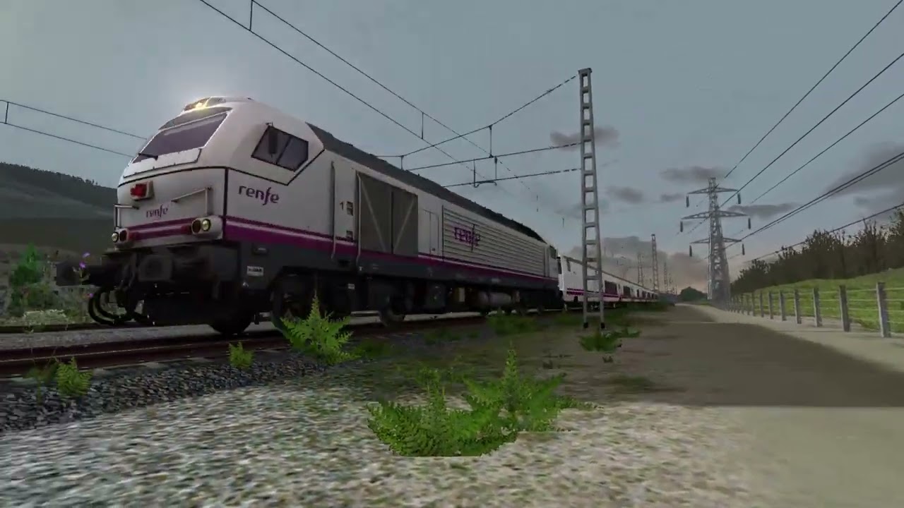 Pruebas Locomotora RENFE 334 Volssloh Parte 2