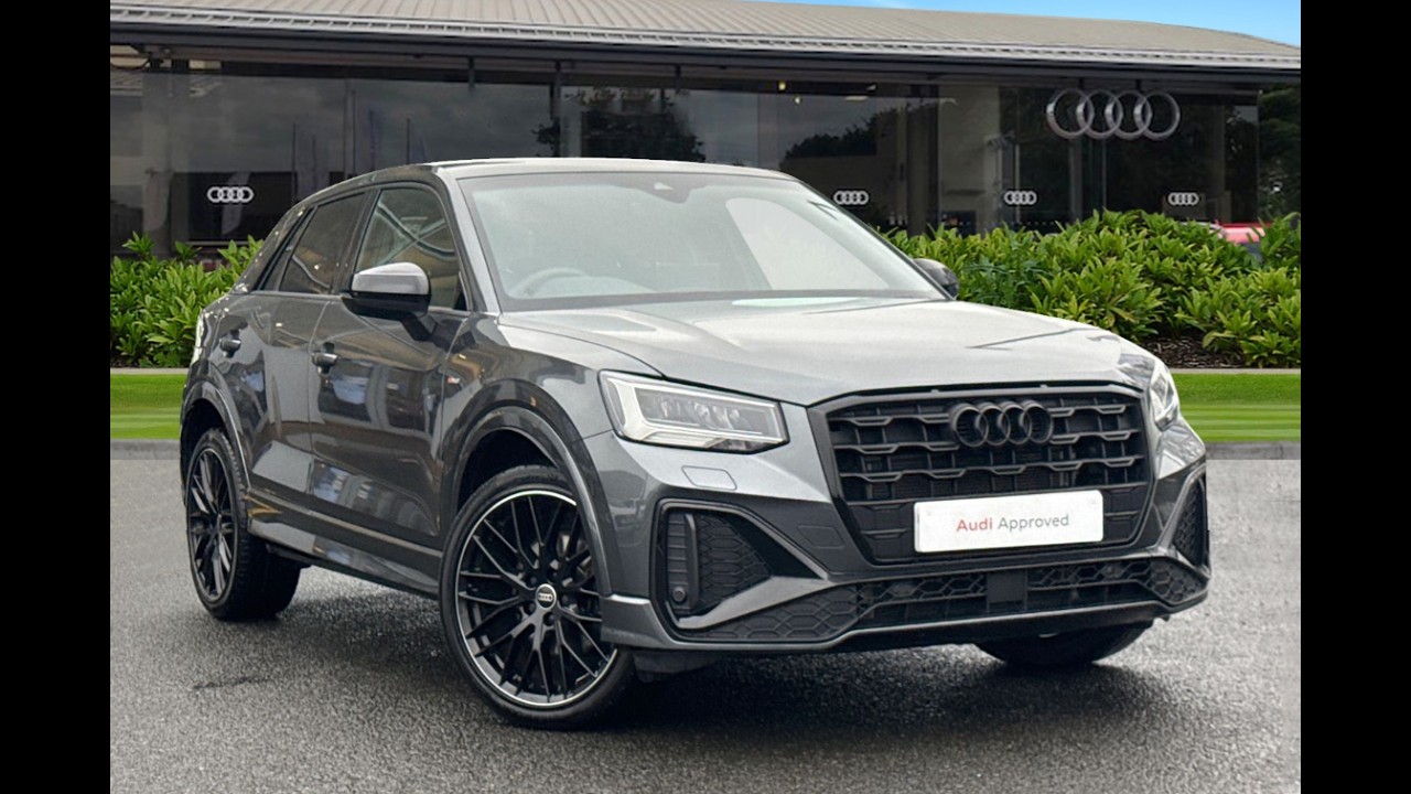 Approved Used Audi Q2 Black Edition 35 TFSI 150 PS S tronic in Daytona Grey - KT25WZC