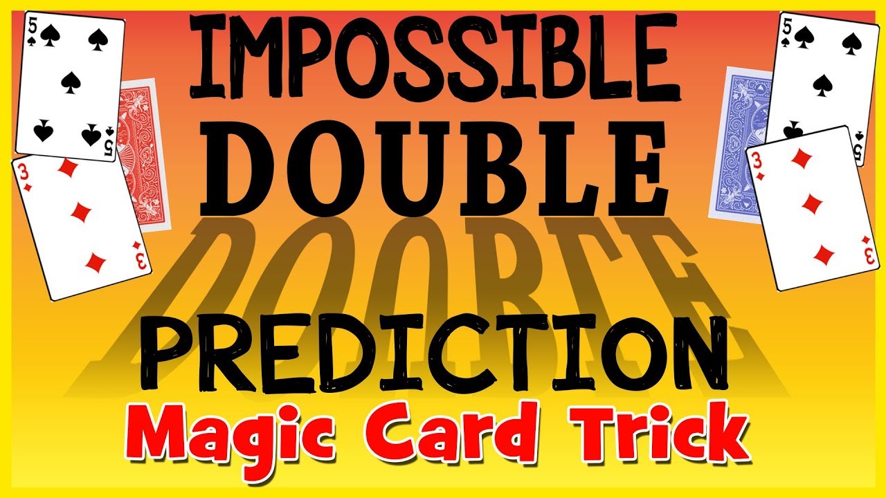 Easy Card Prediction Trick - Impossible Double Card Prediction Magic | Close Up Tricks