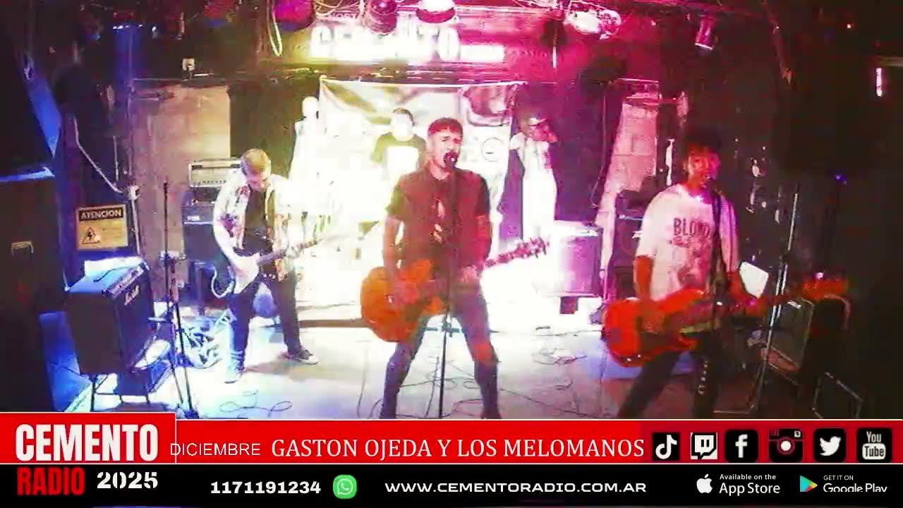 GASTON OJEDA Y LOS MELOMANOS    - MUSEO CEMENTO 40 AÑOS - EN VIVO