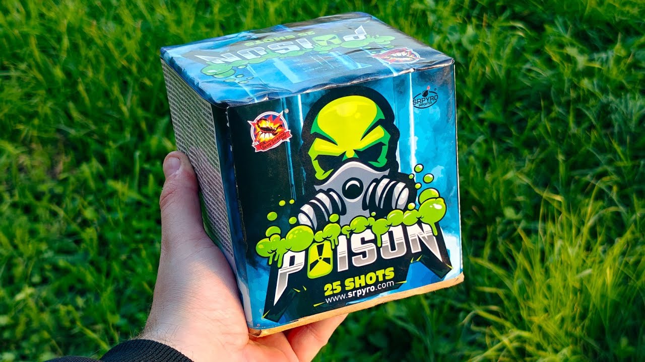 Wyrzutnia Poison od SRPyro CL4822A - 25 shots, kaliber 20mm - Dalej trzyma poziom! Nowa partia 2024!