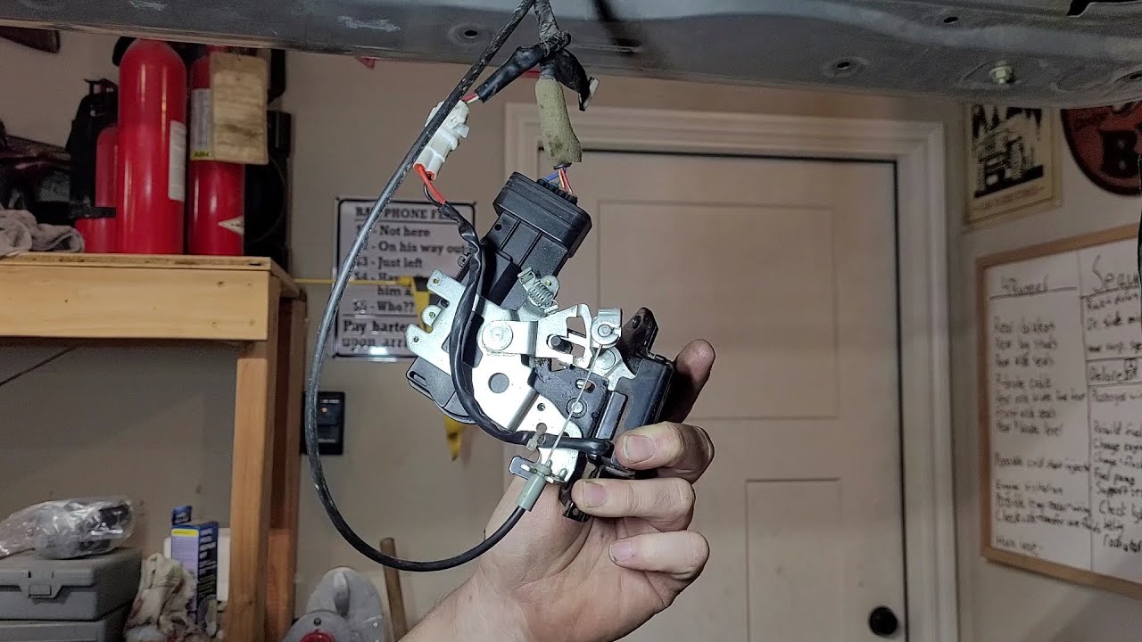 How to replace and modify the rear hatch latch on 1st gen Toyota Sequoia