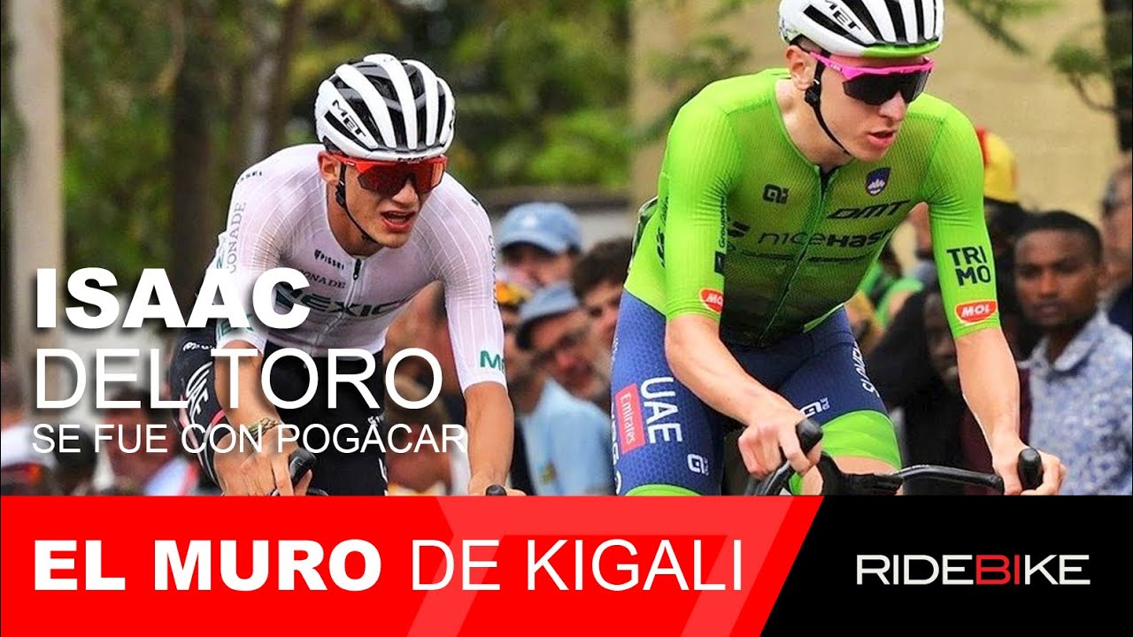 EL MURO DE KIGALI - Gran exhibición de Isaac del Toro y Tadej Pogacar 🚴🚴 #Ruanda 2025
