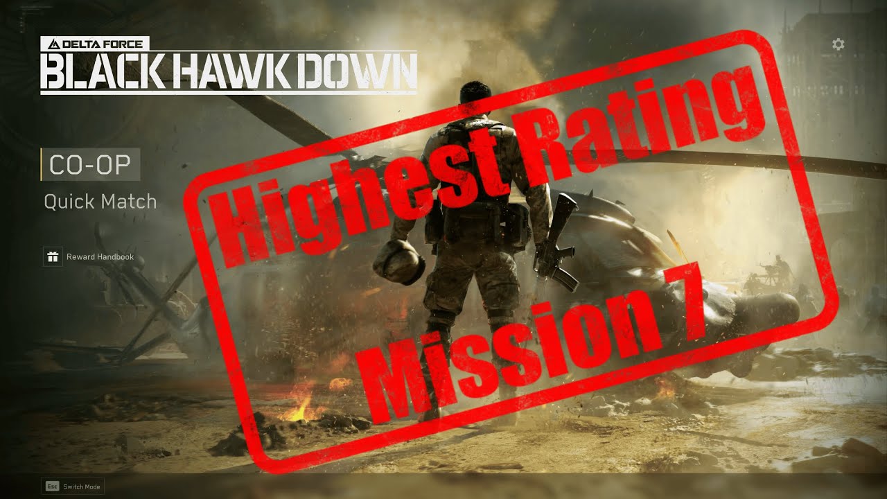 Delta Force: Black Hawk Down - Solo Highest Rating - Mission 7