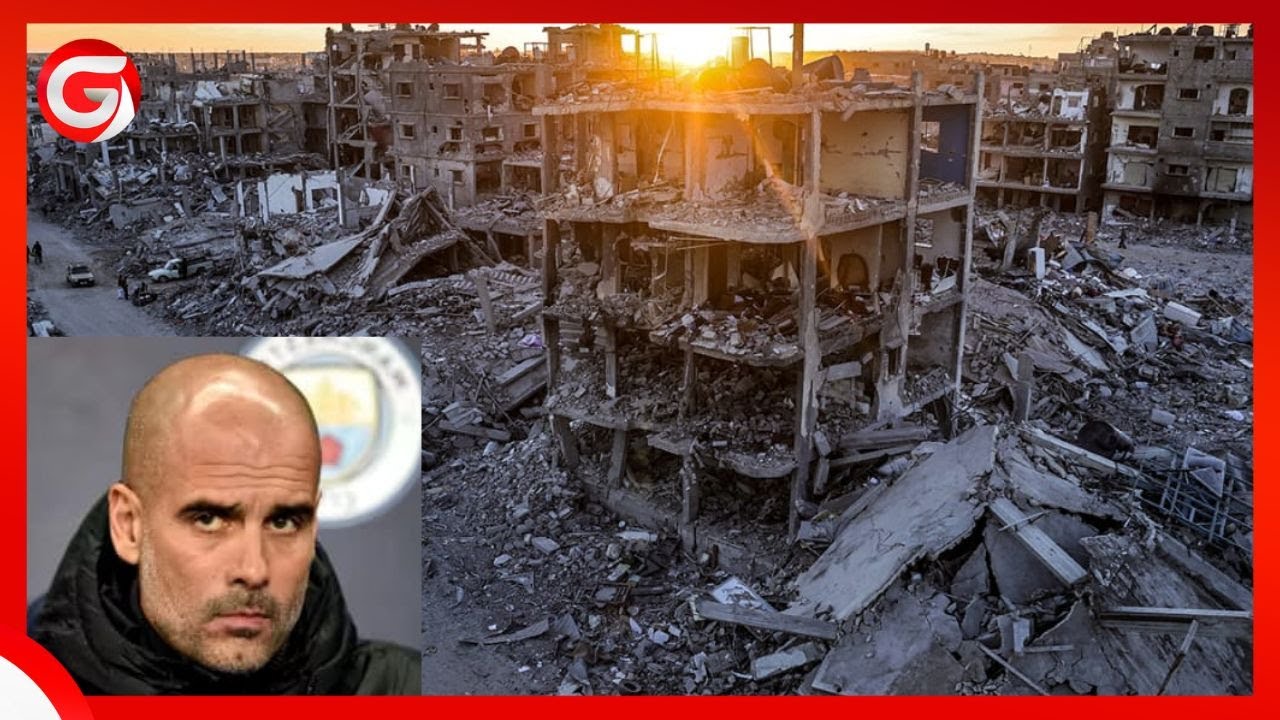 KOCHA PEP GUARDIOLA ASHINDWA KUJIZUIA MAUAJI ya WATU PALESTINE -SUDAN -UKRANE na MAREKANI 📍BARCELONA