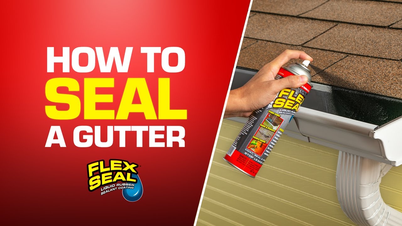 Как загерметизировать протечку в желобе с помощью Flex Seal®