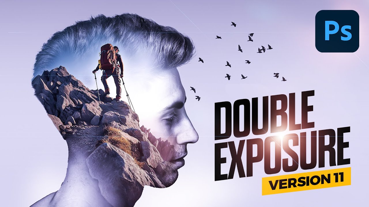 Двойная экспозиция в Photoshop - v11