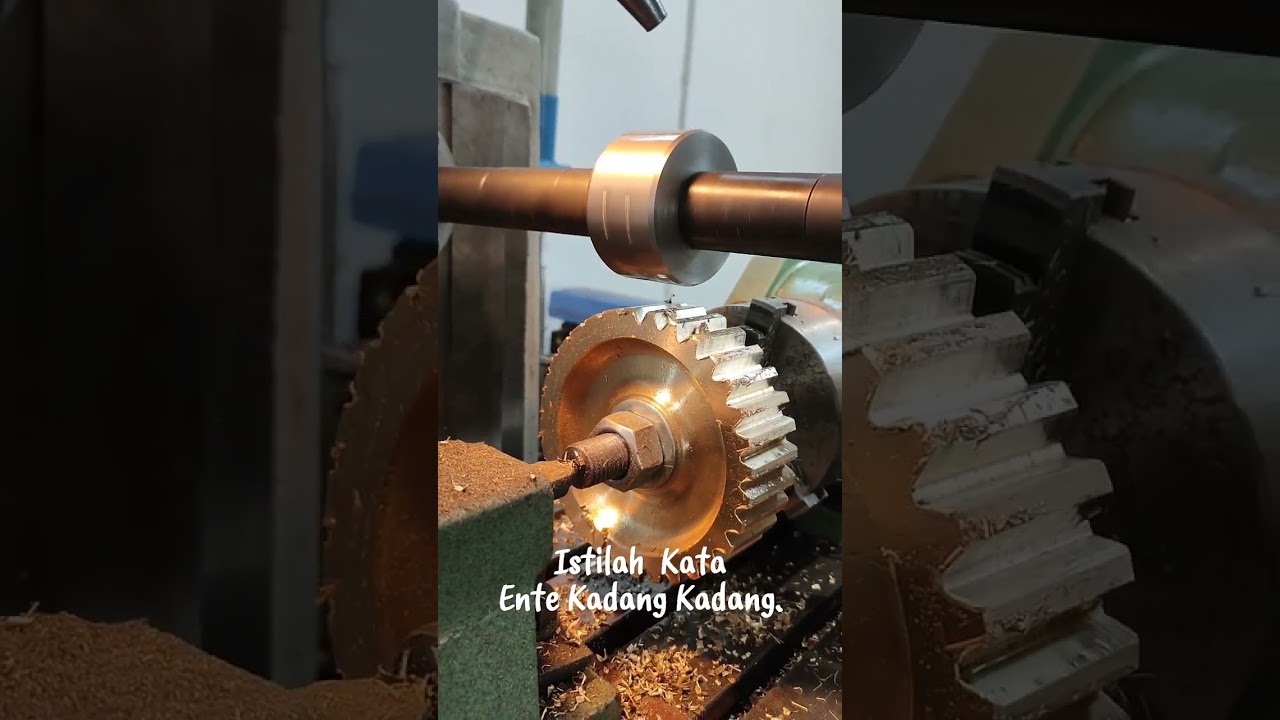 Istilah Kata, Proses Pembuatan Gear/Sproket.