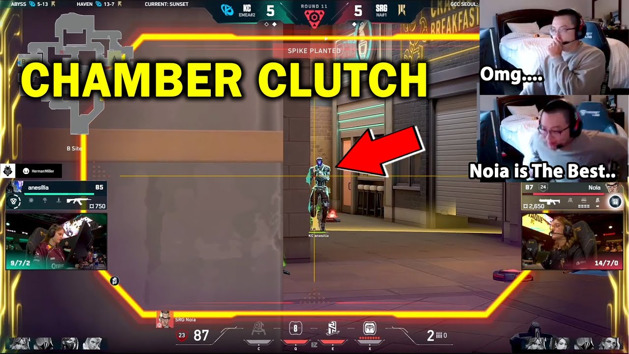 Shanks Reacts to SR Noia’s DOUBLE INSANE Clutch vs Karmine Corp GC in VCT