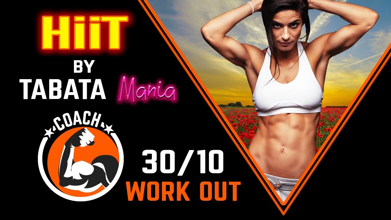 TABATA 30/10 song - с тренером - HiiT 30/10 by TABATAMANIA
