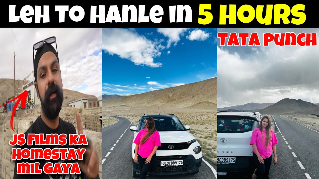 @jsfilmsindia Paaji  ka Homestay Mil Gaya😍 | Leh to Hanle in TATA PUNCH | Tata punch in Zanskar❤️