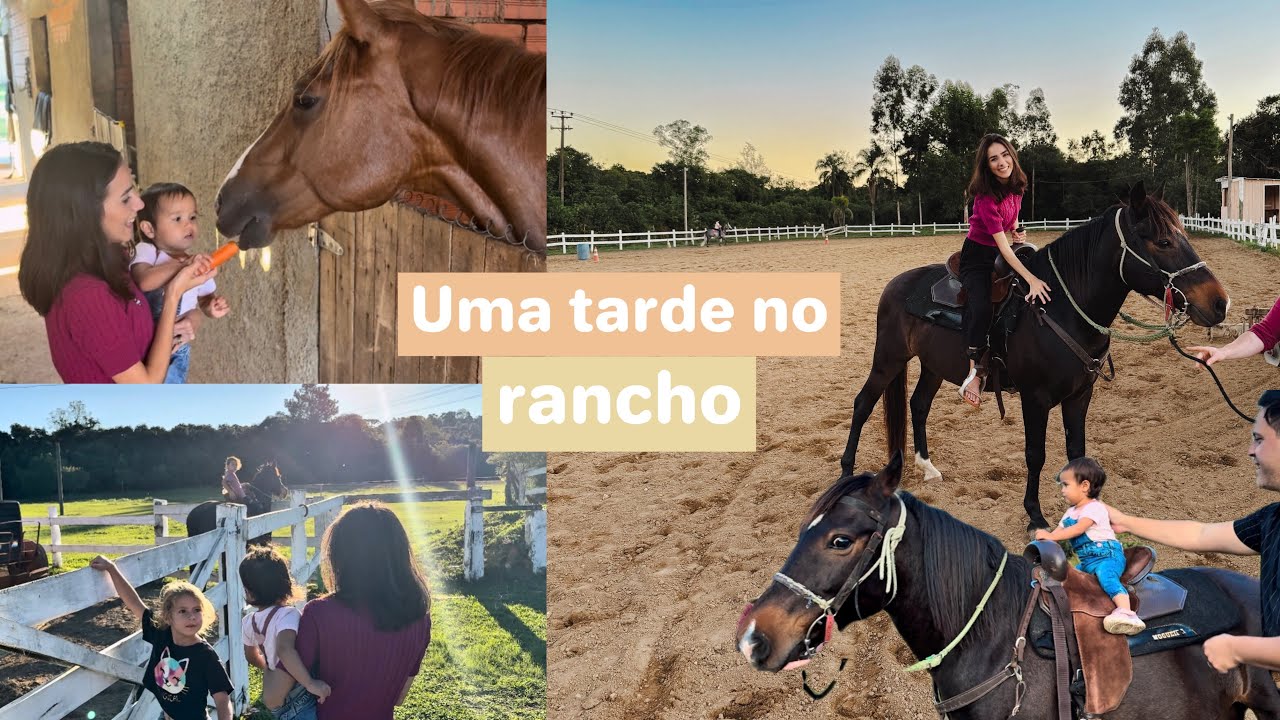 MONTEI PELA PRIMEIRA VEZ EM UM CAVALO - E MINHA FILHA TAMBÉM/JUNTAS DEMOS UMA CENOURA PARA O LEBRON🐴
