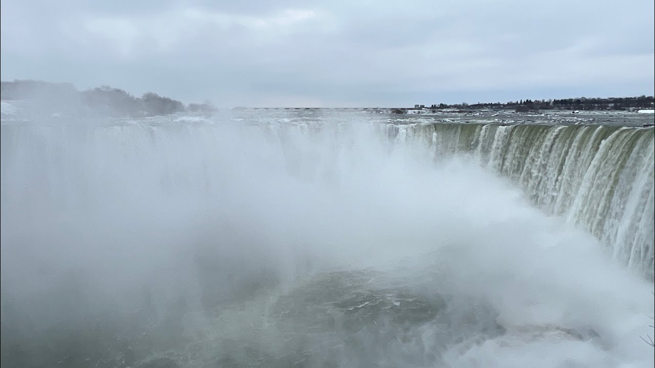Niagara Falls in January — Unfiltered Winter Scenery from Canadian Side