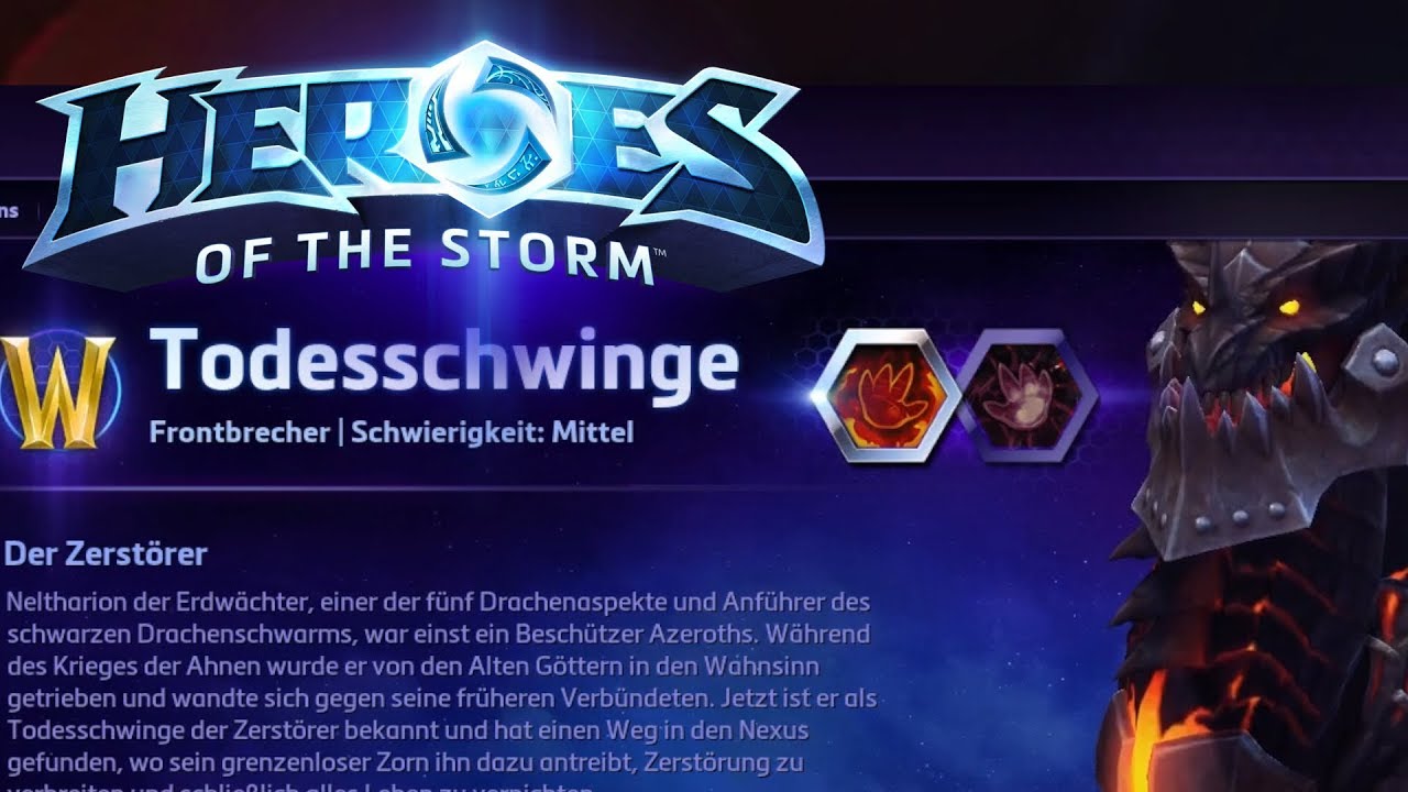 [HotS] [NEUER HELD] - Todesschwinge - Erster Eindruck - Blind | Heroes of the Storm Deutsch German