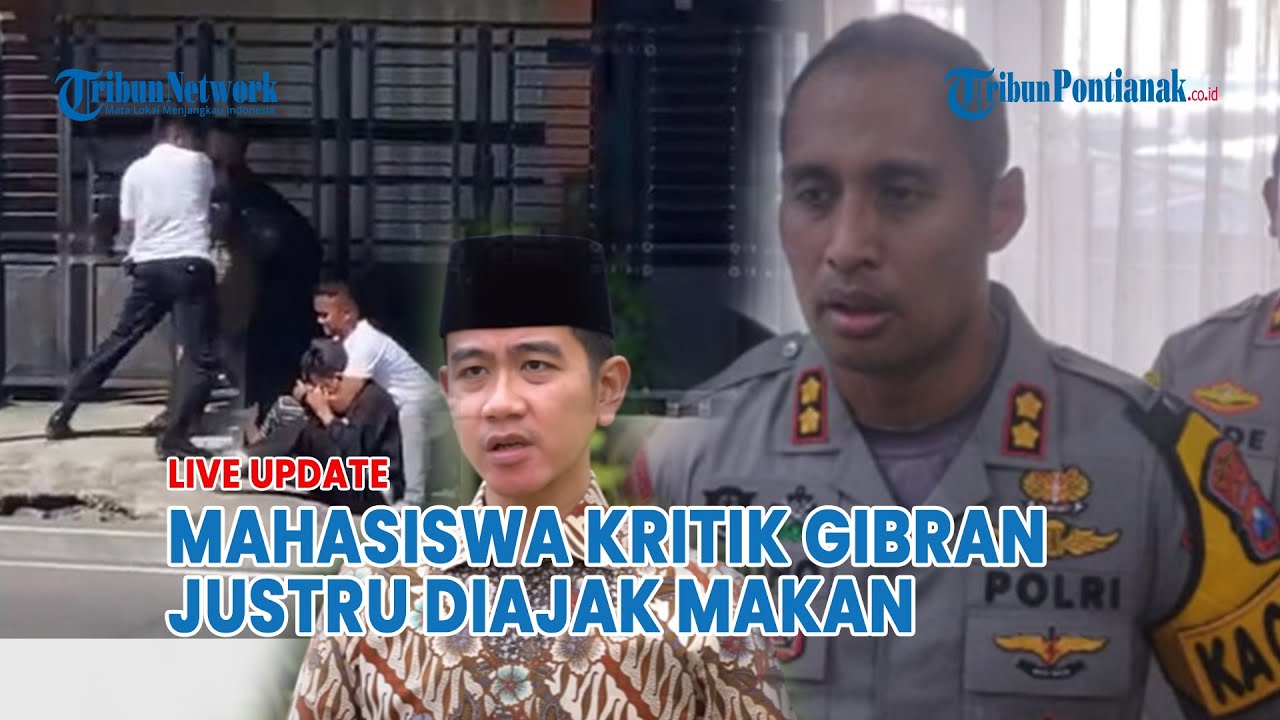 🔴Klarifikasi❗Paspampres Piting Mahasiswa karena Bentangkan Spanduk Protes Gibran di Blitar