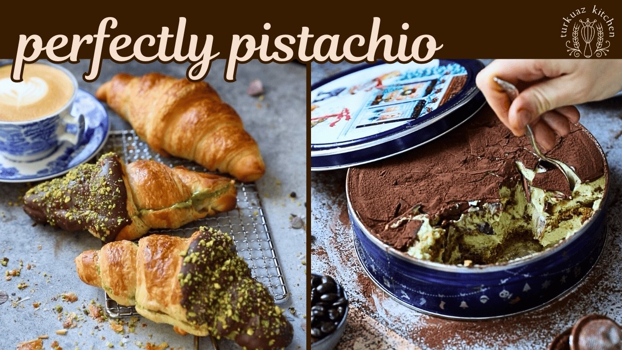 Perfectly Pistachio (Pistachio Cream Croissants & Pistachio Tiramisu)
