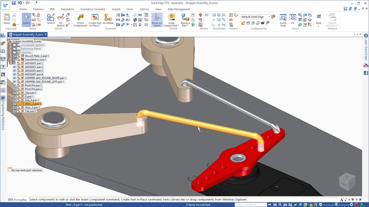 CAD software for Students: Learn assembly modeling techniques with Solid Edge