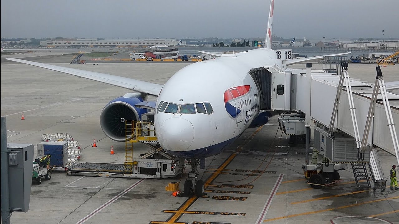 British airways Boeing 777-236(ER) New York JFK to London LHR