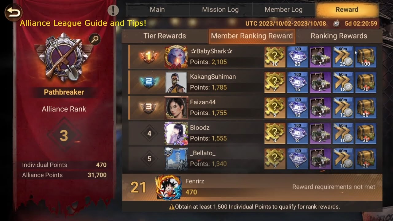 Alliance League Guide and Tips | Doomsday: Last Survivors