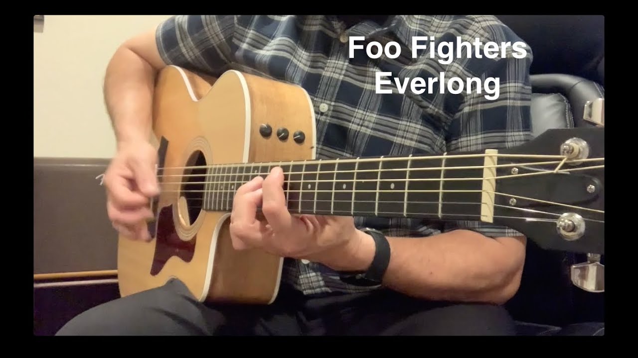 Foo Fighters - Everlong - Acoustic Guitar Classic Rock Cover Song - Taylor Hawkins Tribute