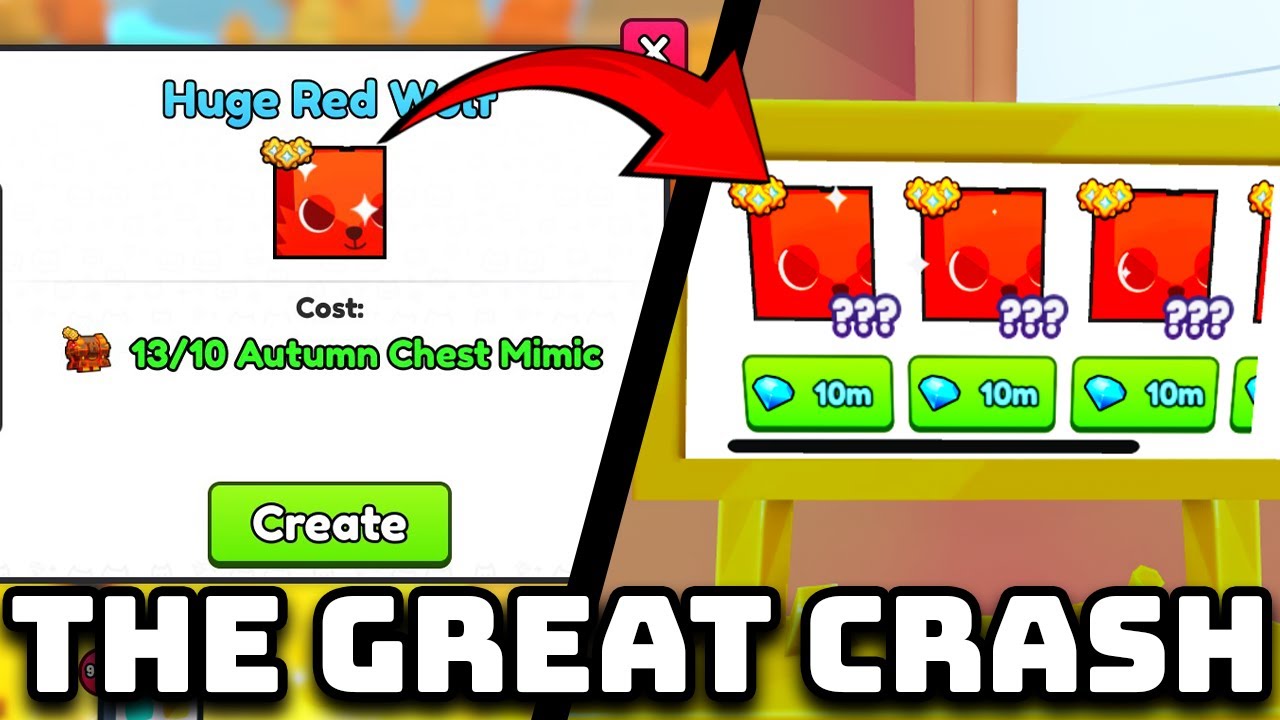 *HUGE CRASH* Take Advantage Of These Huge Pets NOW In Pet Simulator 99