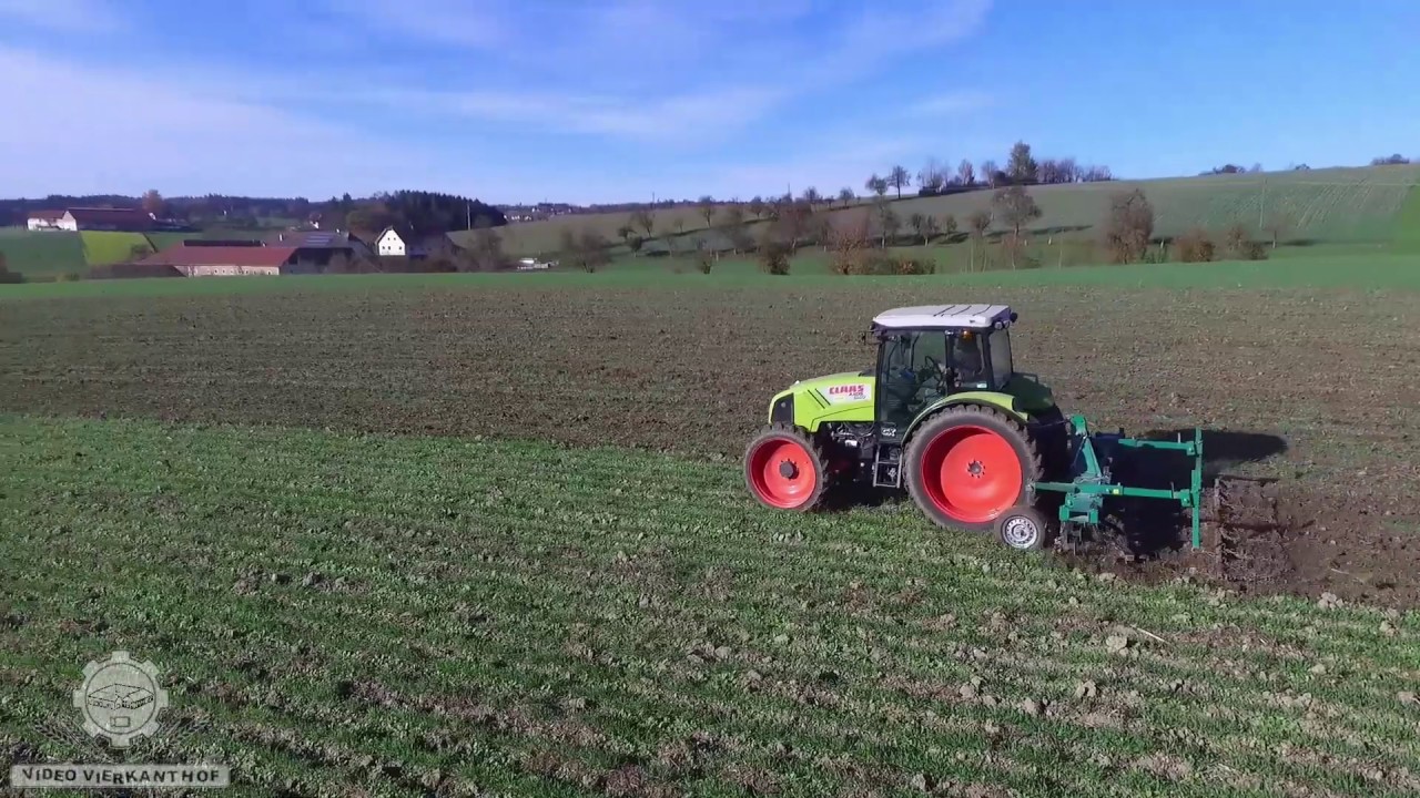 Claas Axos 340 CX Wintergerste hacken