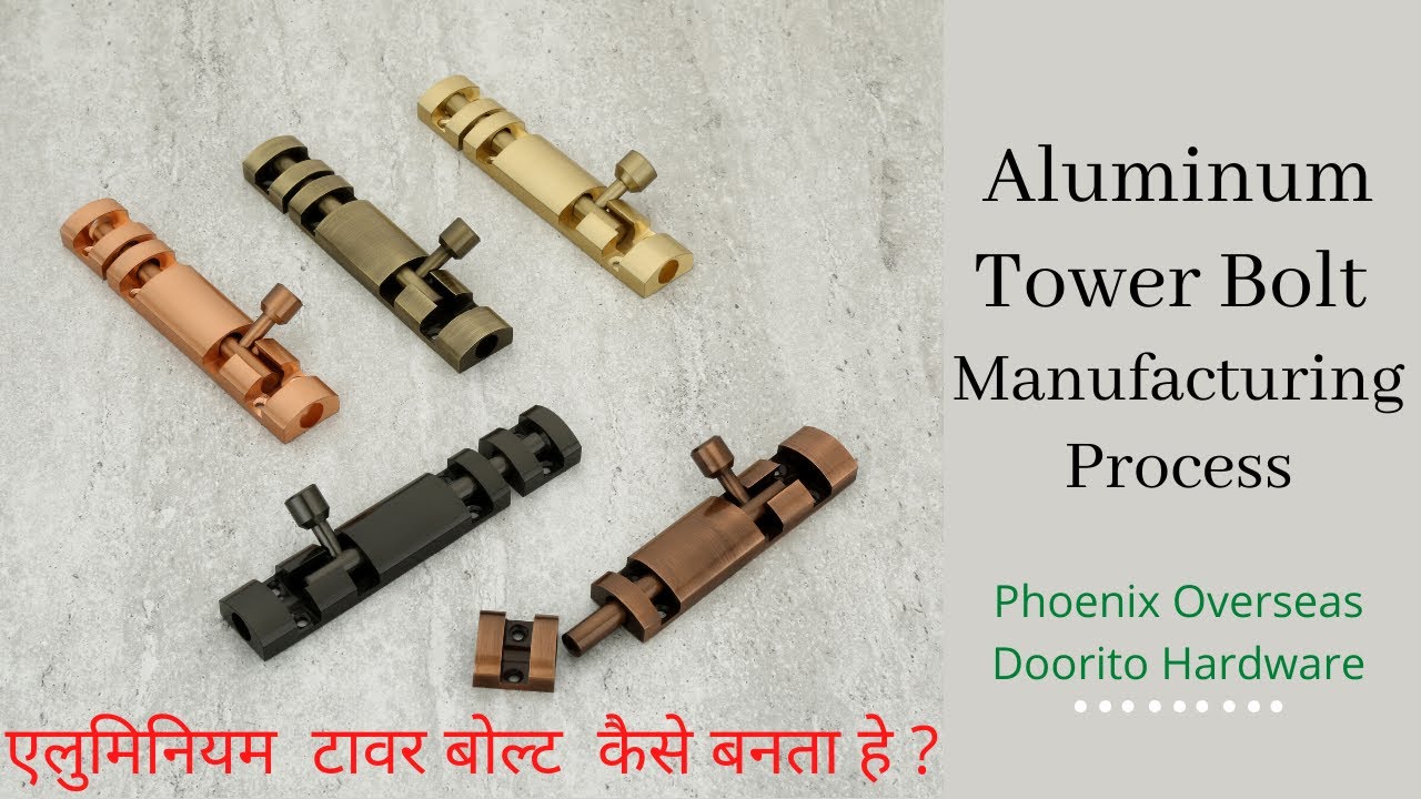 Doorito - Aluminum Towerbolt Manufacturing Process - Jamnagar - Towerbolt Machine - Buffing Process