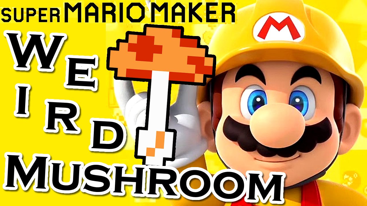 Super Mario Maker SECRET WEIRD MUSHROOM & How to Unlock (Wii U)