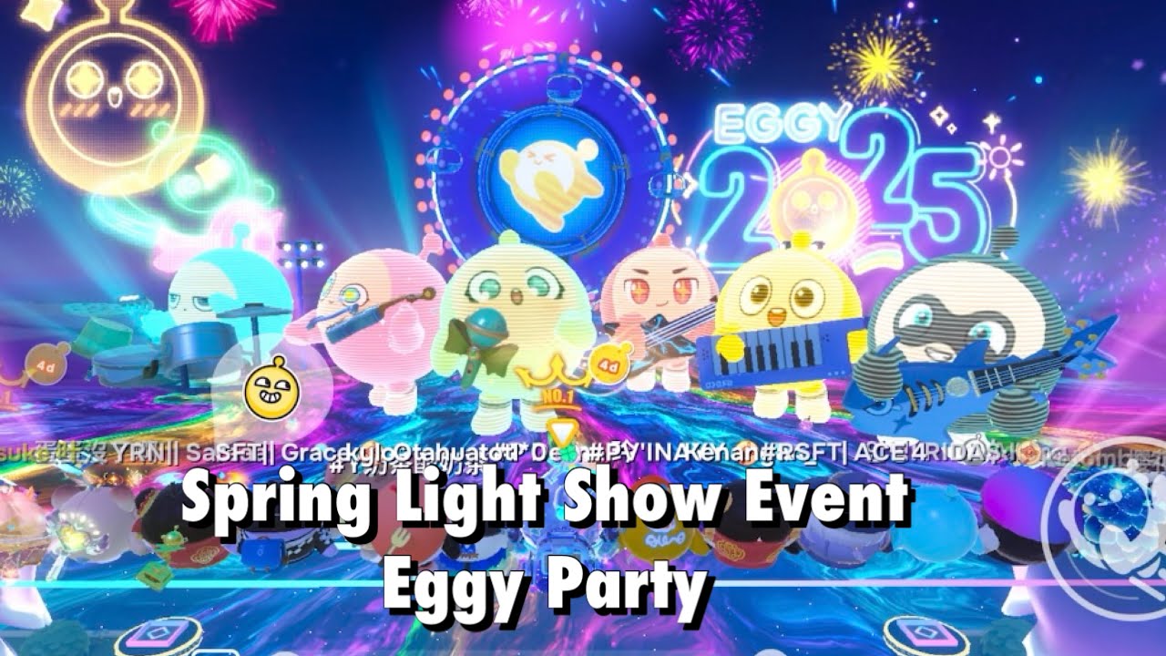 Spring Light Show Event - Eggy Party
