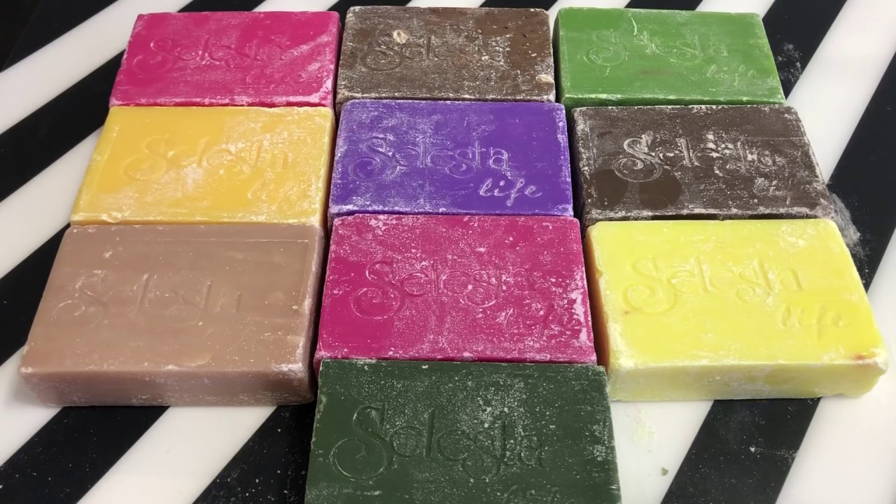 ASMR Soap/ cutting dry and bright soap/ сухое и яркое мыло