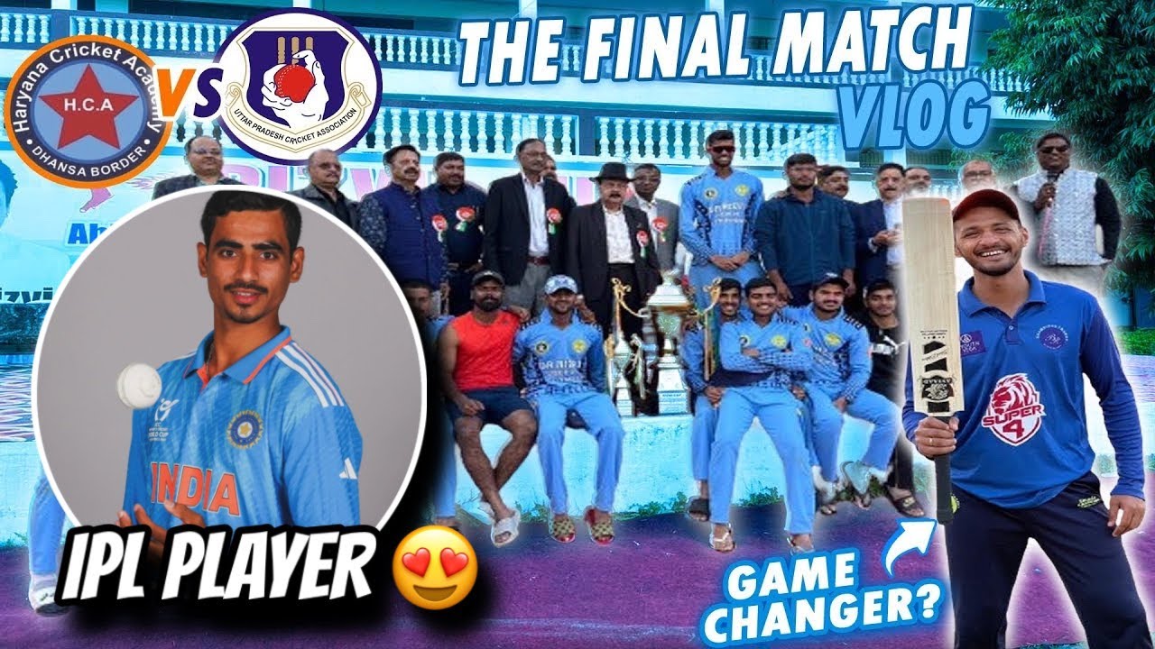 The FINAL BATTLE between HCA & UPCA of RIZVI CUP 🏆 || Ankit Kumar game changing knock in finals?😍