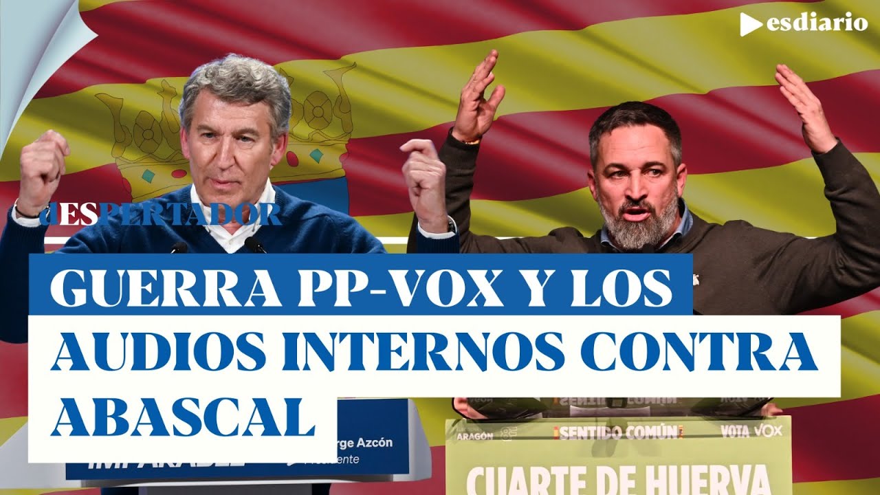 Los audios que dinamitan la campaña de Vox en Aragón: Abascal carga 