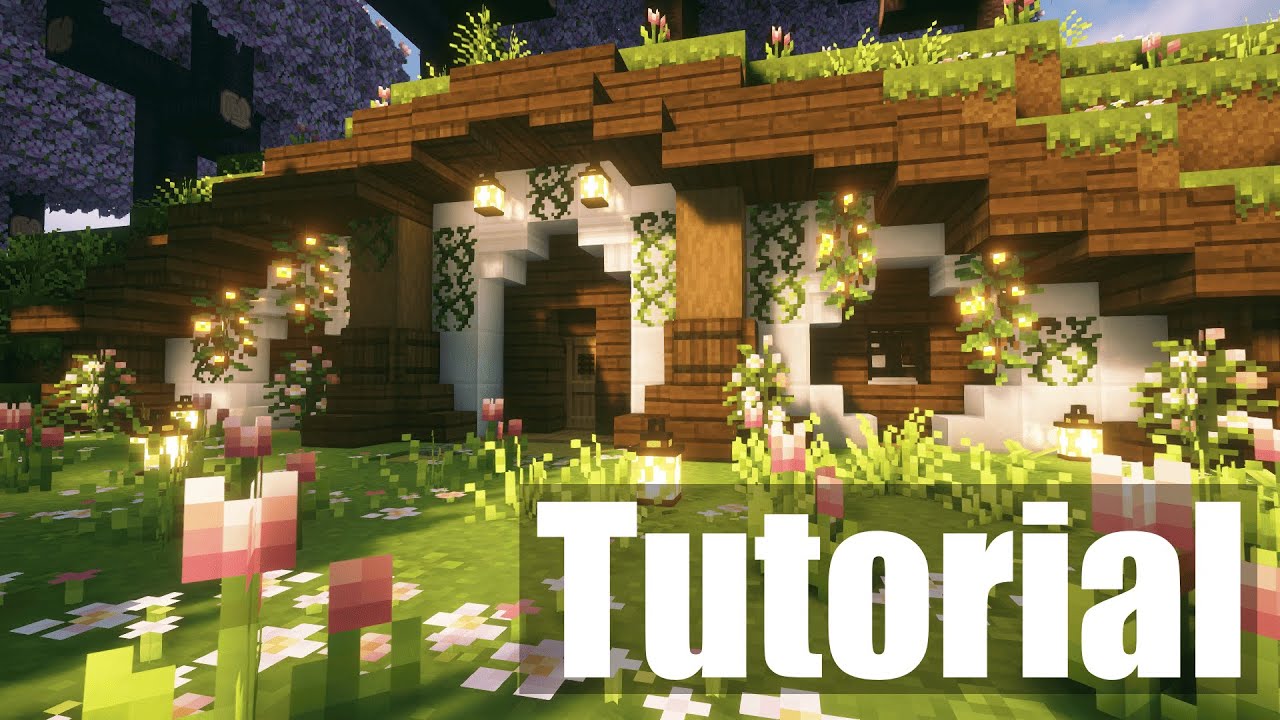 Minecraft | How To Build An Aesthetic House In Minecraft | Hobbit House | Tutorial