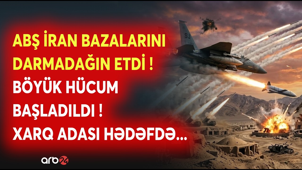 ABŞ-dən İran bazalarına DAĞIDICI ZƏRBƏ: Ordu kritik ərazi üçün HƏRƏKƏTƏ KEÇDİ - Bombardman başladı