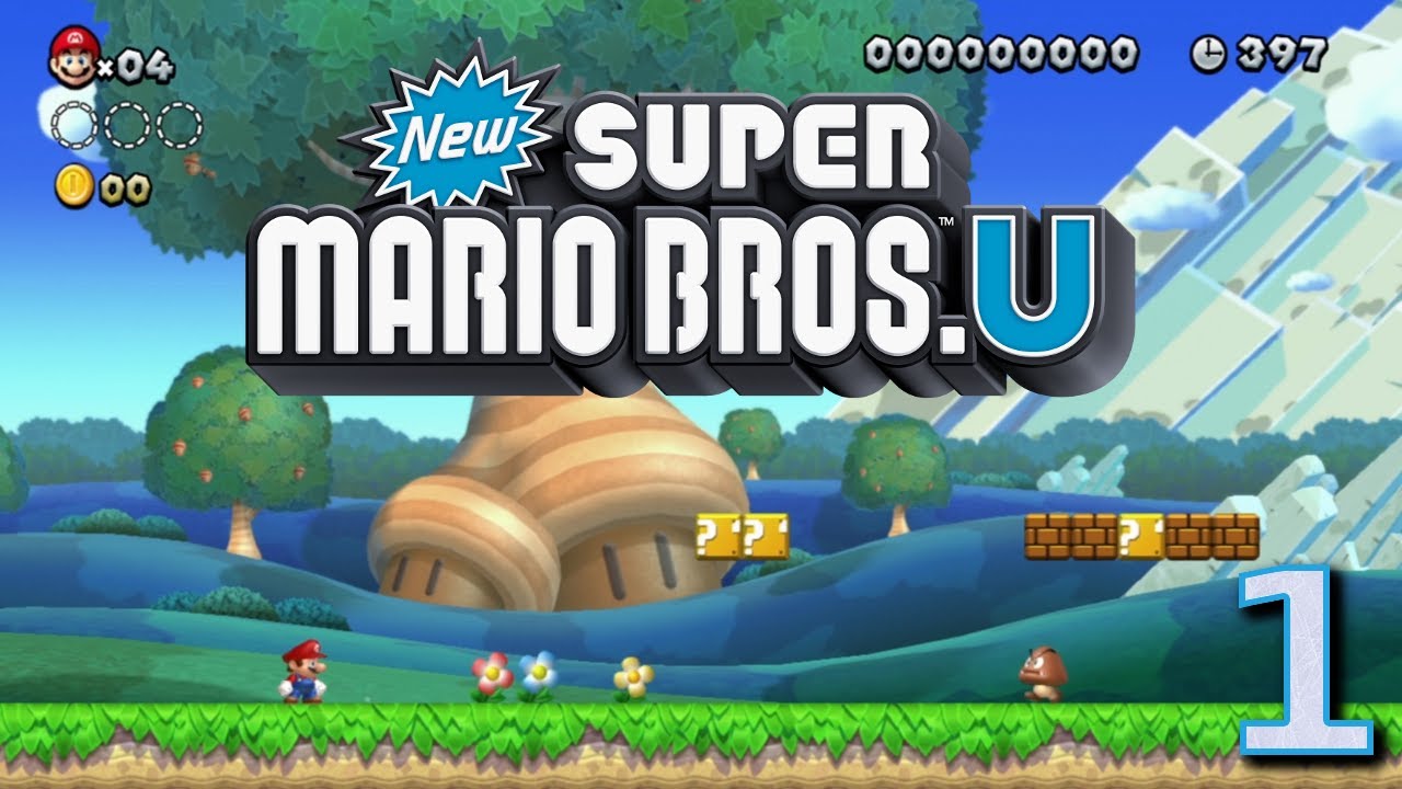 Let's Play New Super Mario Bros. U - Folge 1: Auftakt im Eichenhain (Deutsch, HD)