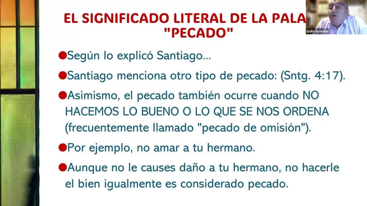 EL PECADO Y EL HIJO DE DIOS HERMANO EMILIO ACEVEDO