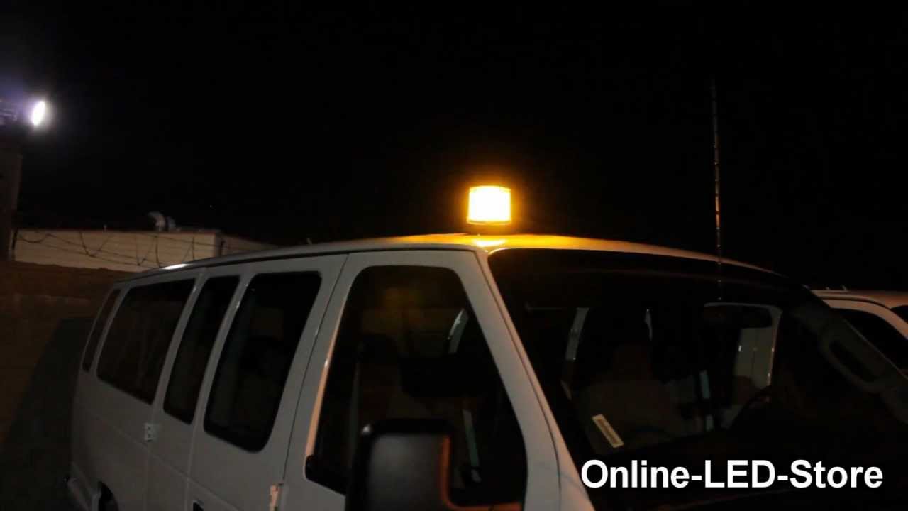LAMPHUS&reg; AURA&trade; 6W Emergency Vehicle Strobe Warning LED Beacon Light Teaser