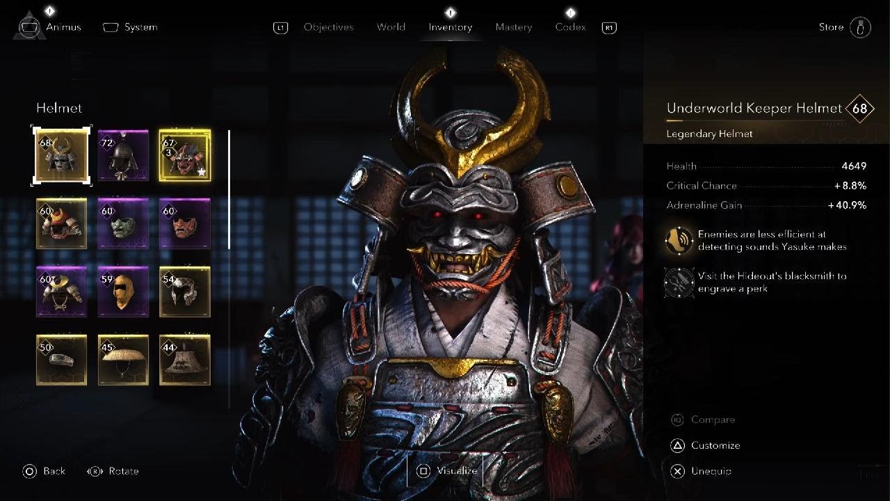 Assassin's Creed Shadows Yasuke Underworld Shadow Pack