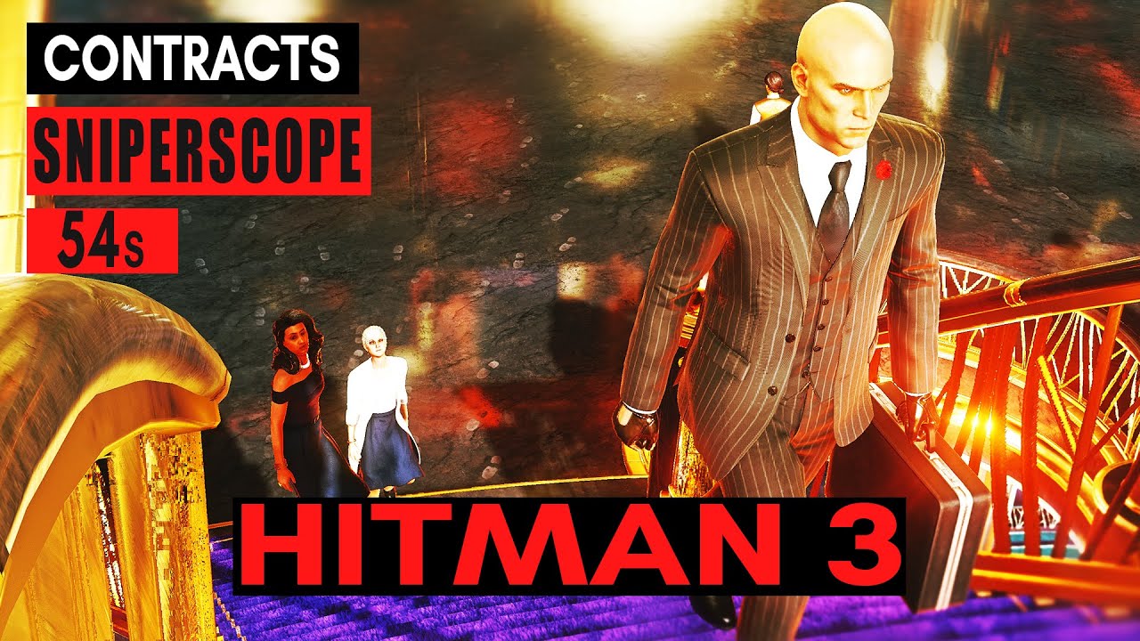 HITMAN 3 - Sniperscope (54s) | (Community Contract) Speedrun
