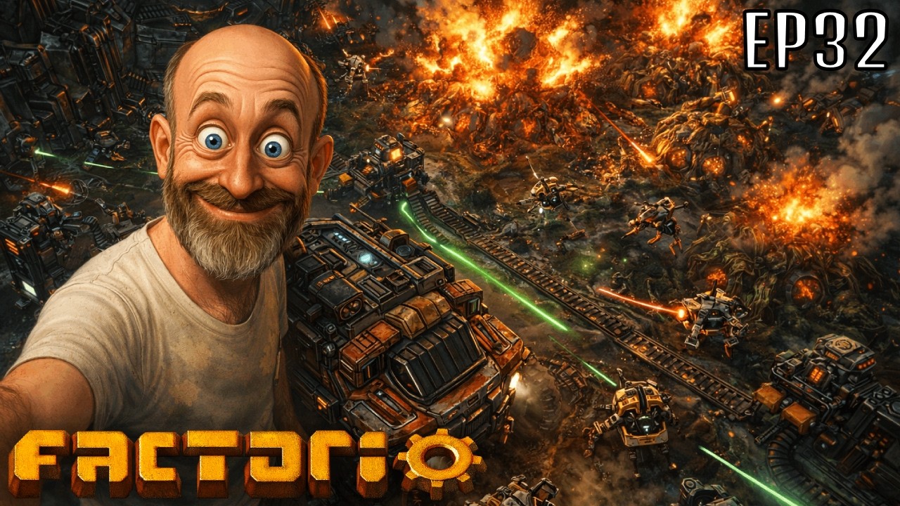 Factorio EP32 | Jak zostałem niszczycielem gniazd