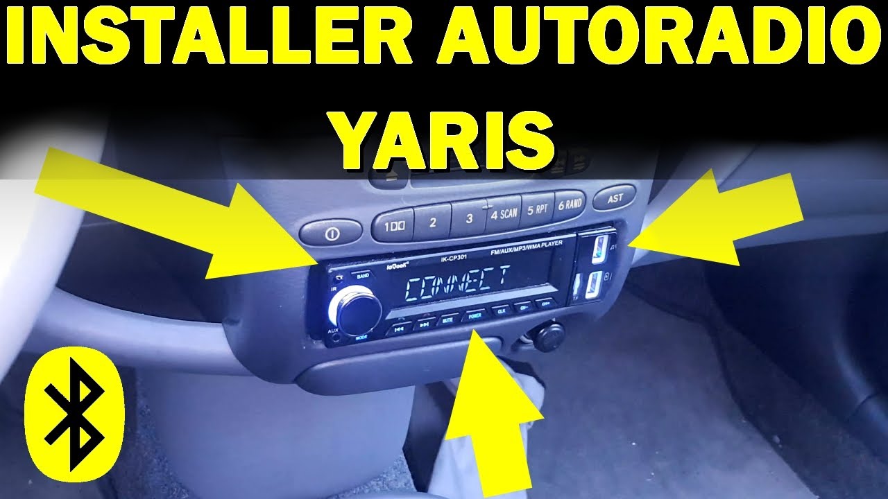 comment installer AUTORADIO sur YARIS