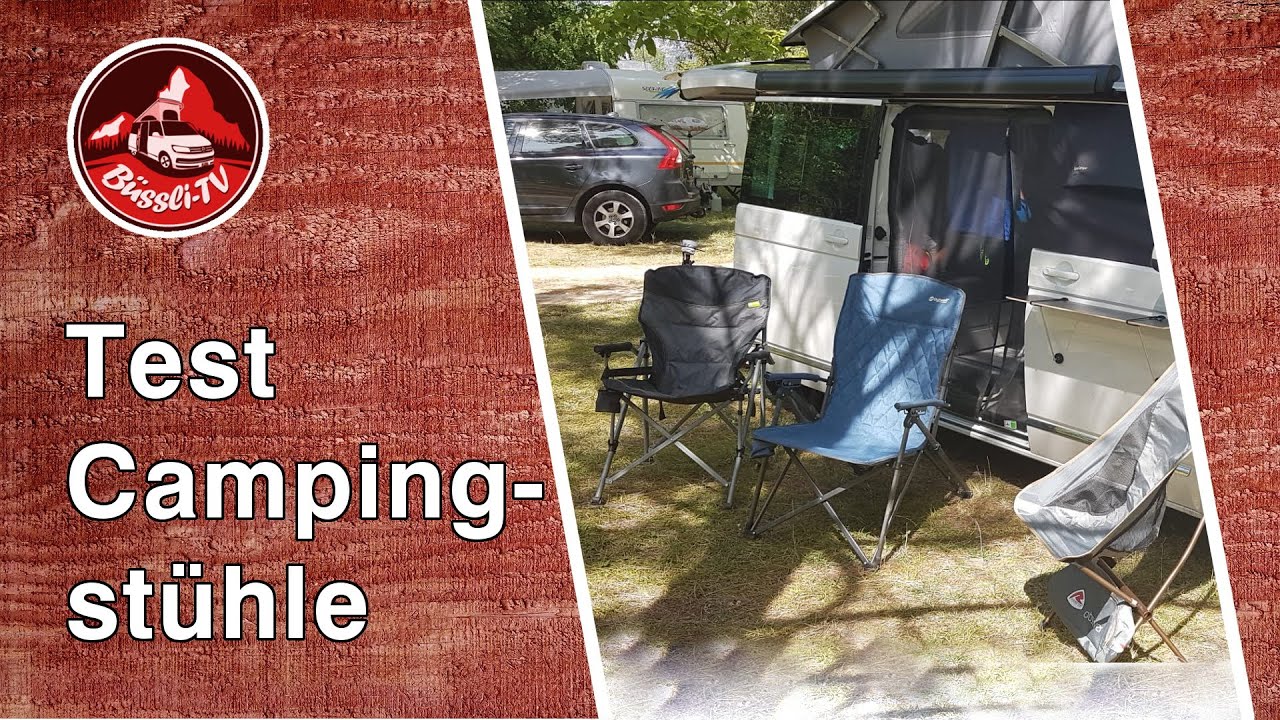 Campingstühle im Vergleich | Testbericht | VW T6 California | #BüssliTV