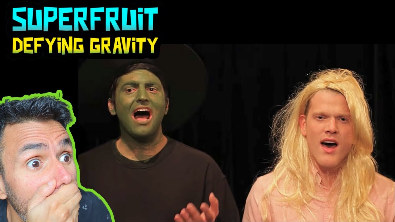 SUPERFRUIT - DEFYING GRAVITY (REACTION) INCREDIBLE!!!