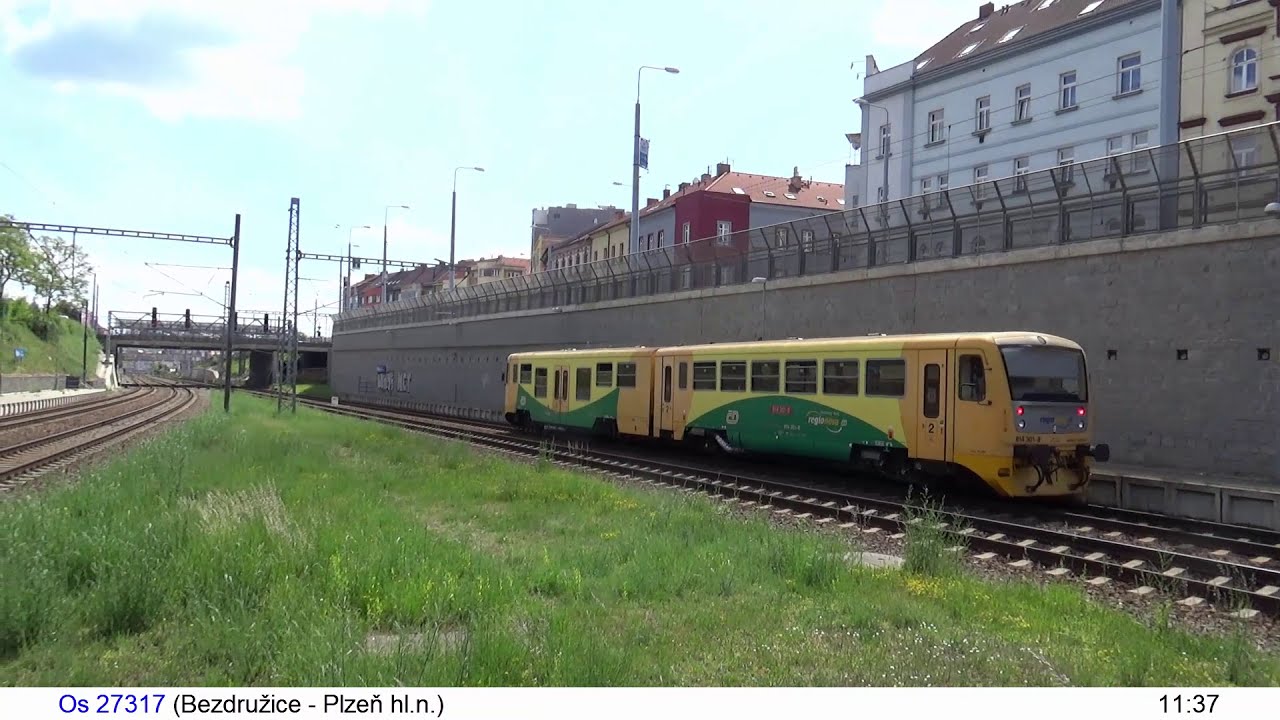 Vlaky - Plzeň-Jižní Předměstí - 21.5.2020
