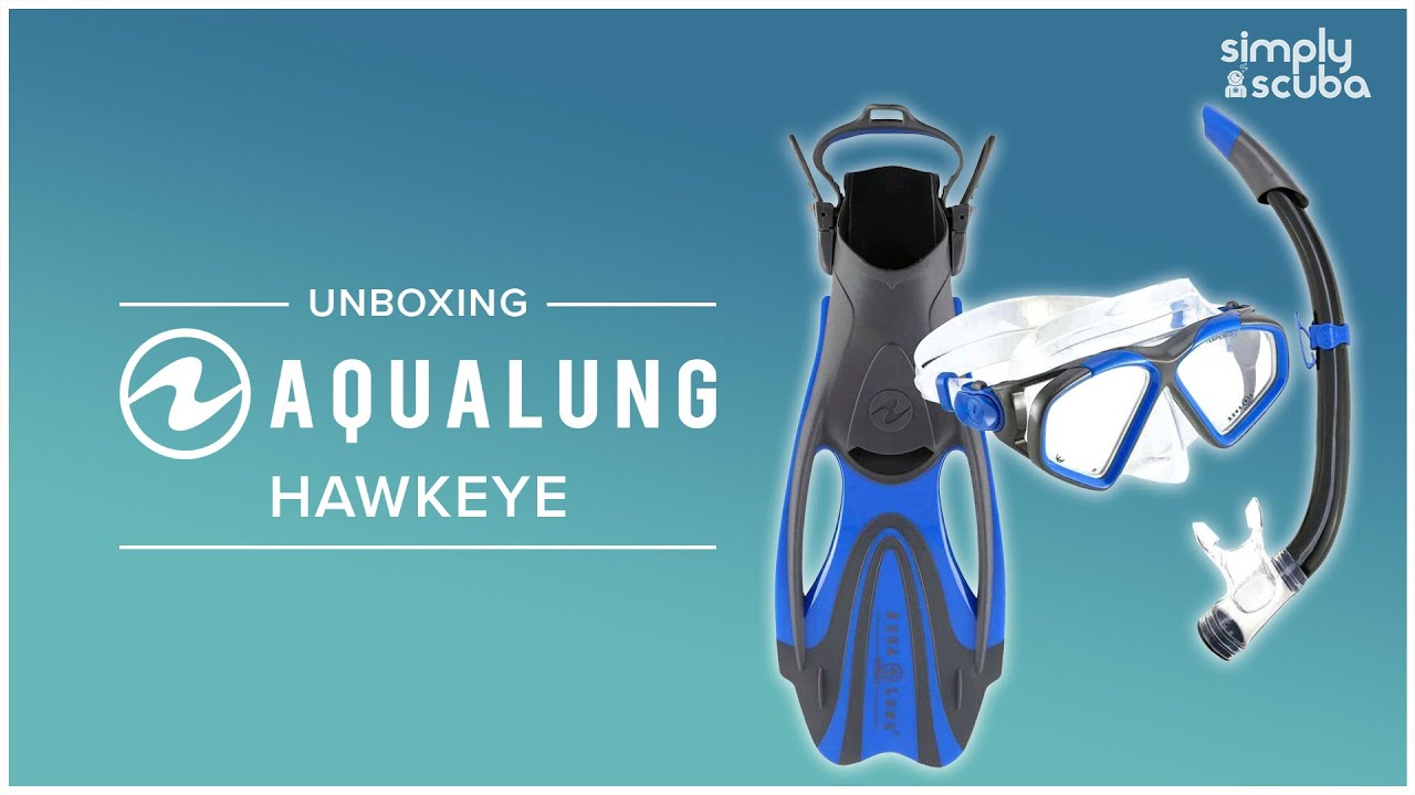 AquaLung Hawkeye Snorkelling Set | Unboxing | @simplyscuba