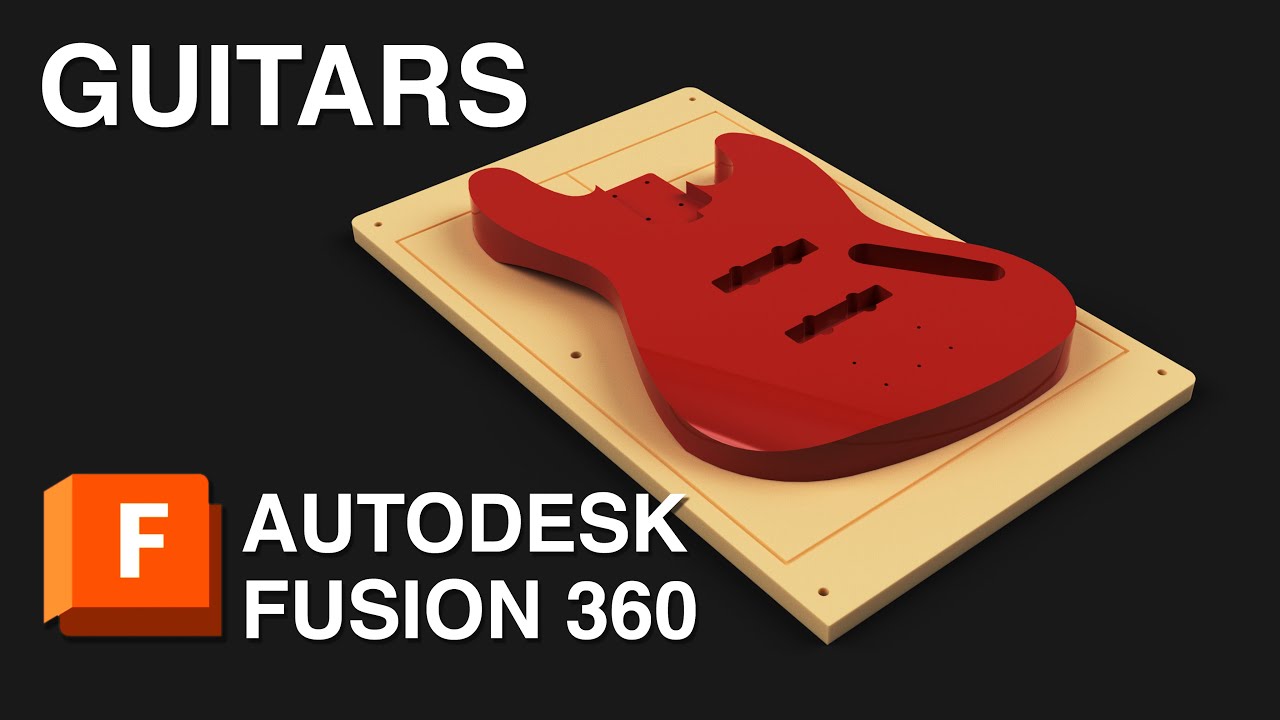 Как смоделировать цельнокорпусные гитары/бас-гитары в Fusion 360 (полный урок)