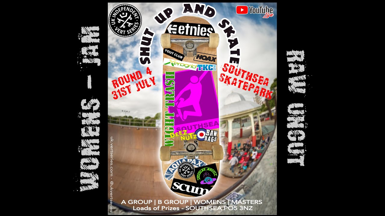 Raw footage of Womens Jam Session - UK Independent Vert Series - 31 July 2022