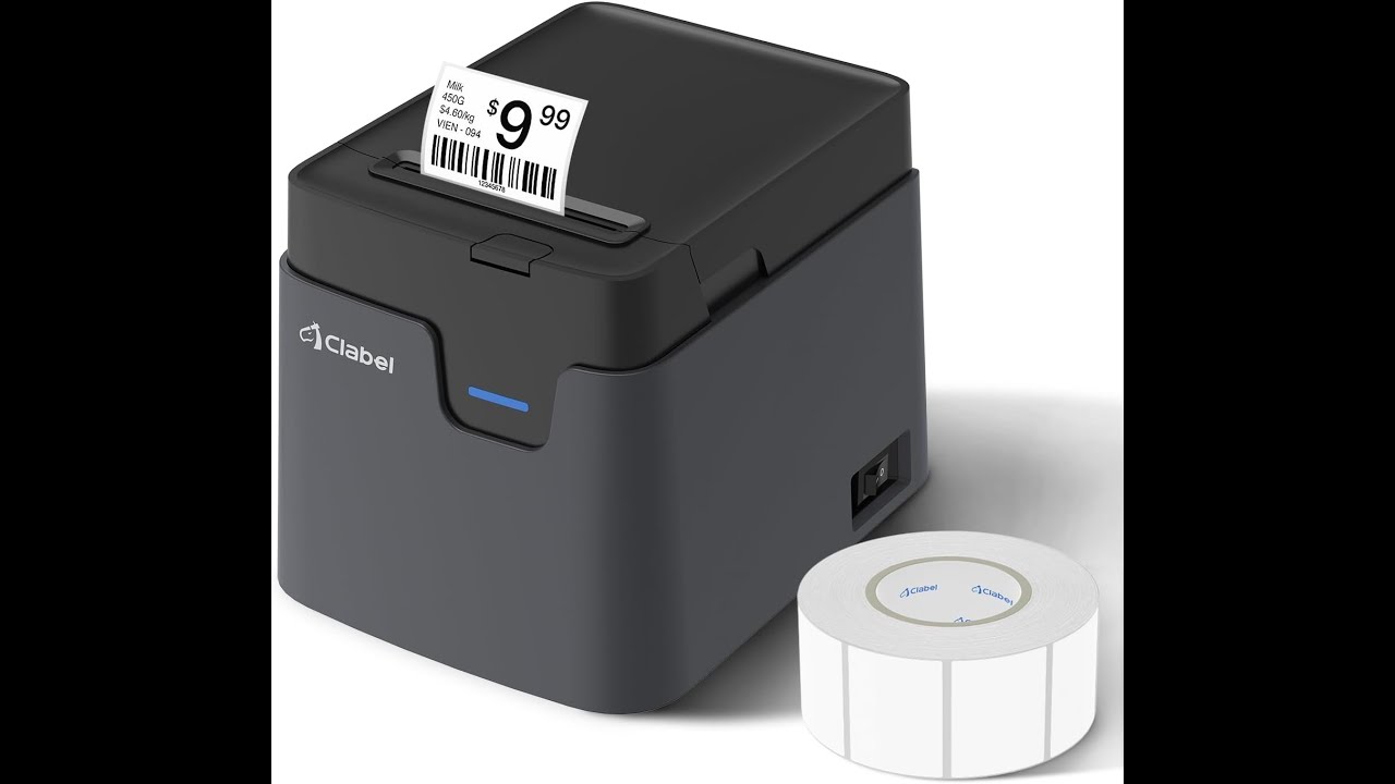 CLABEL CT221D Label Maker Review: Bluetooth Thermal Barcode Printer for Small Business