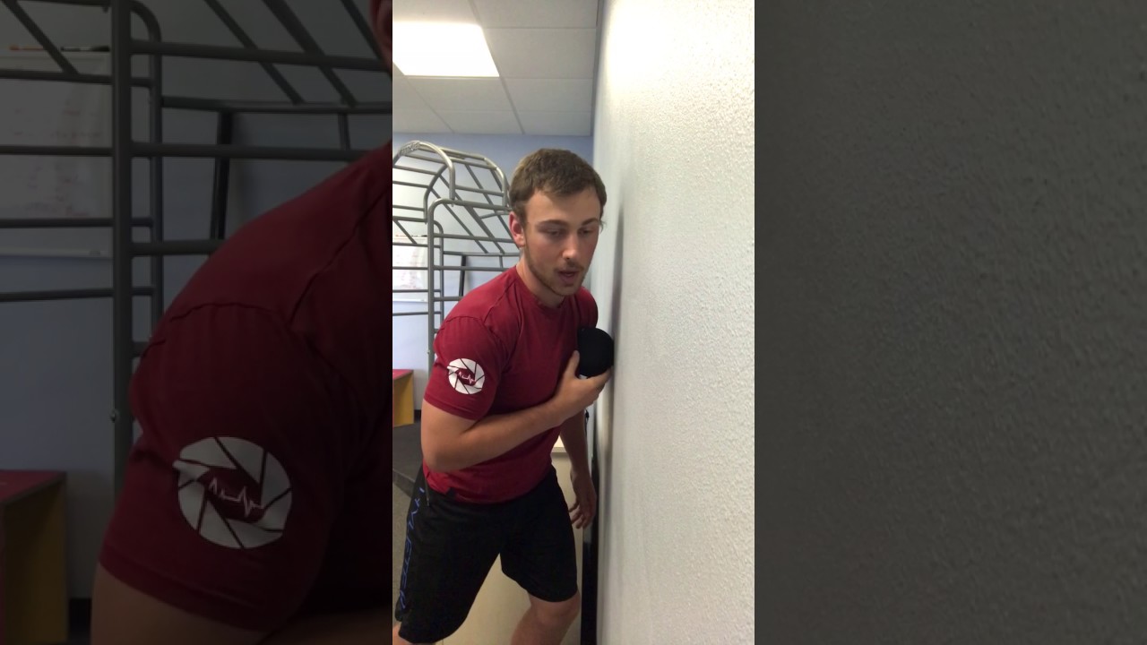 Use the Mobilitas Mobility Sphere on your Chest